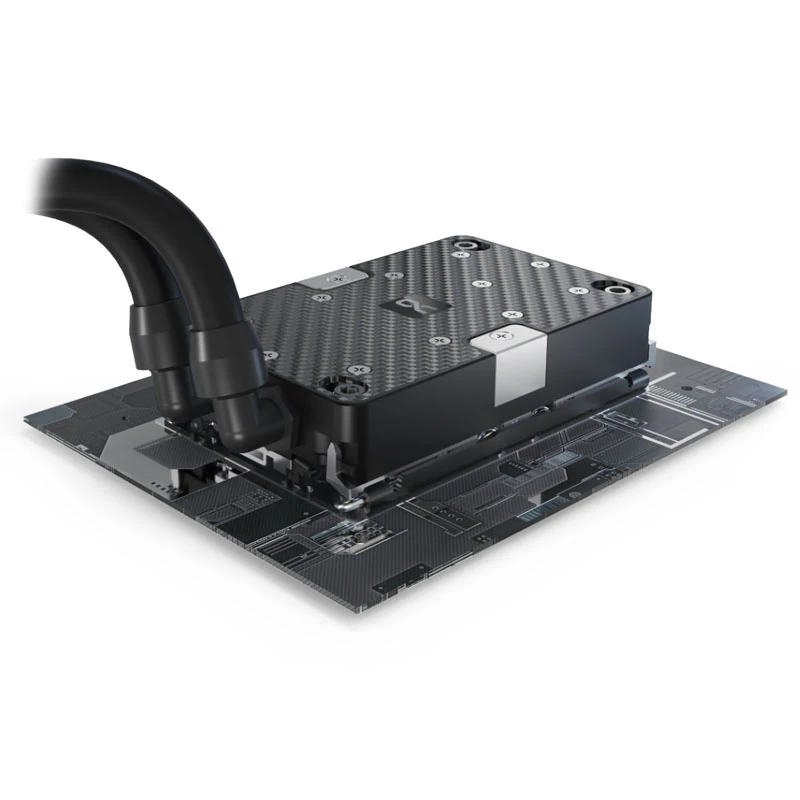 Waterblok Alphacool 13498 acetal koper zwart zilver 75,5 x 118,5 x 20,5 mm