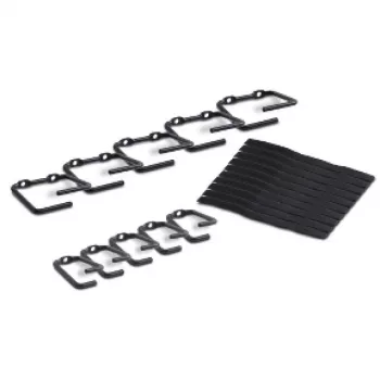 APC NetShelter kabelmanagement, ringen, set met 5 kleine en 5 grote, zwart