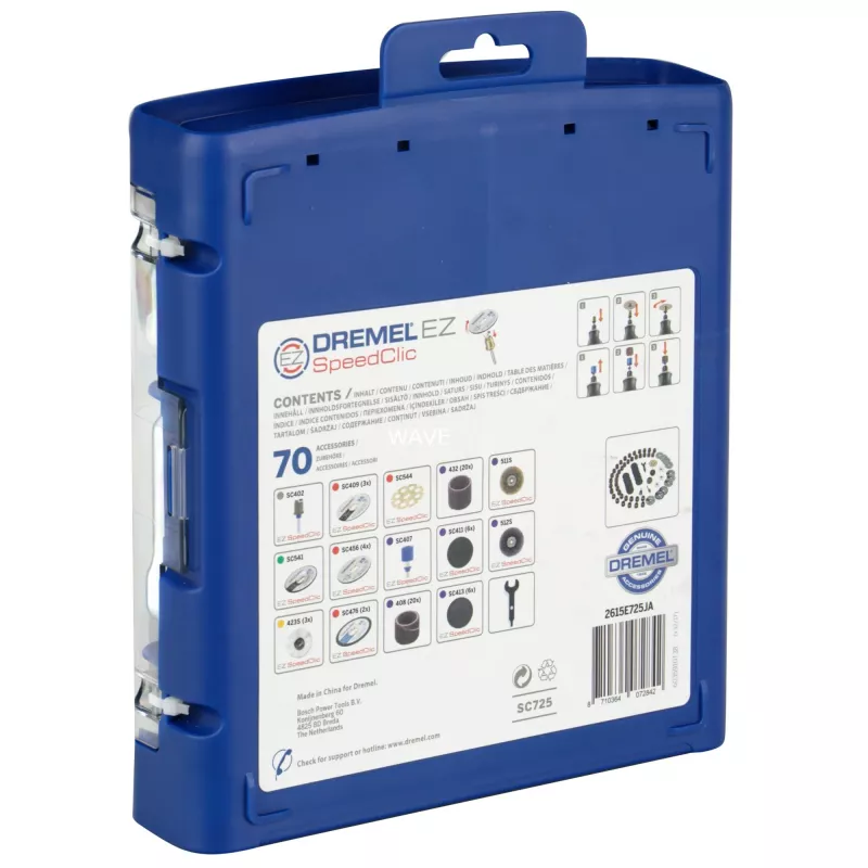 Accessoireset Dremel EZ SpeedClic multifunctionele accessoireset