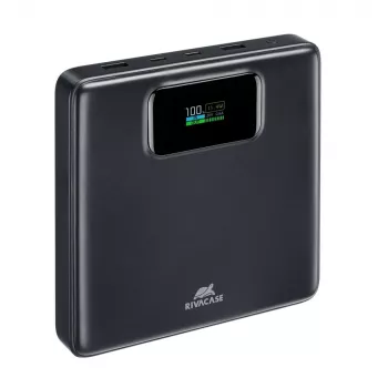 Powerbank Rivacase VA1091 — 25800 mAh, totale uitgangsvermogen 100 W, USB-aansluitingen