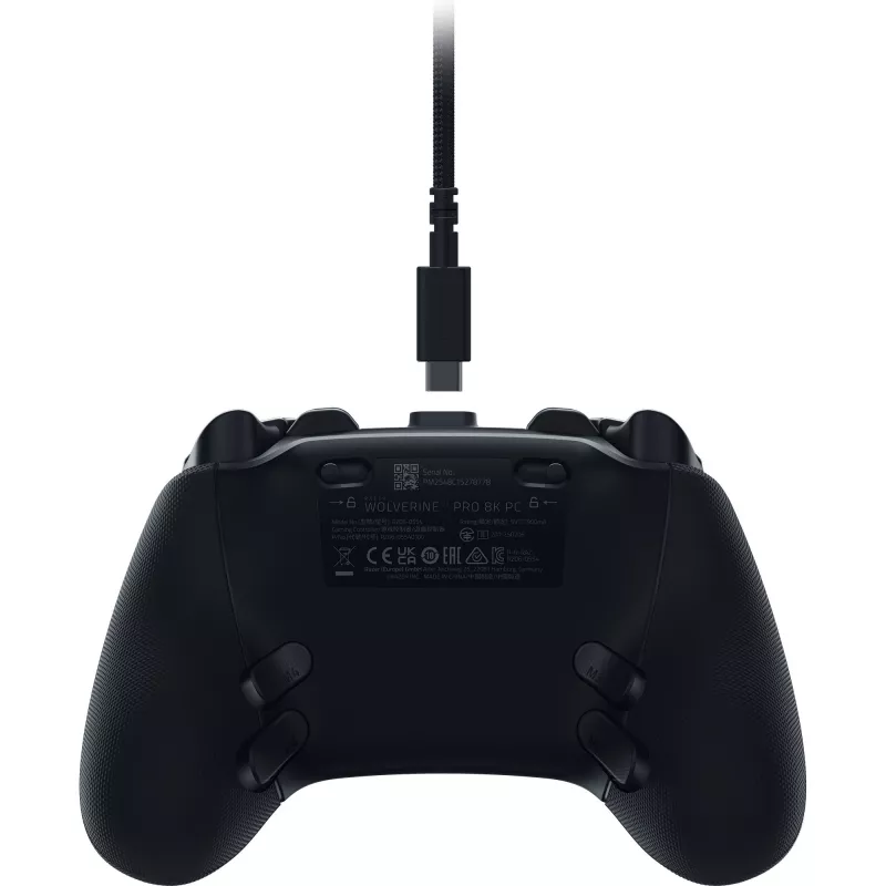 Razer Wolverine V3 Pro 8K draadloze esports-controller voor pc, 8000 Hz HyperPolling, Hall-effect-sticks, 6 programmeerbare knoppen, zwart