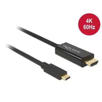 Videokabel-adapter DeLOCK 85292 USB Type-C naar HDMI 3 m zwart
