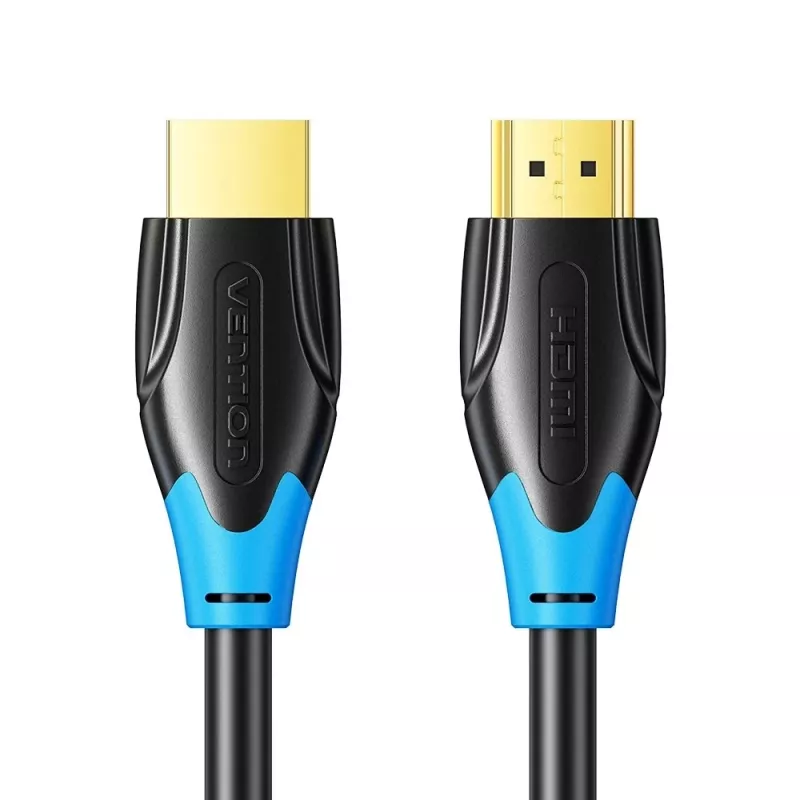HDMI-kabel Vention AACBN 15 m, HDMI type A naar type A, HDMI 2.0, 18 Gbit/s, ARC, vergulde contacten, zwart