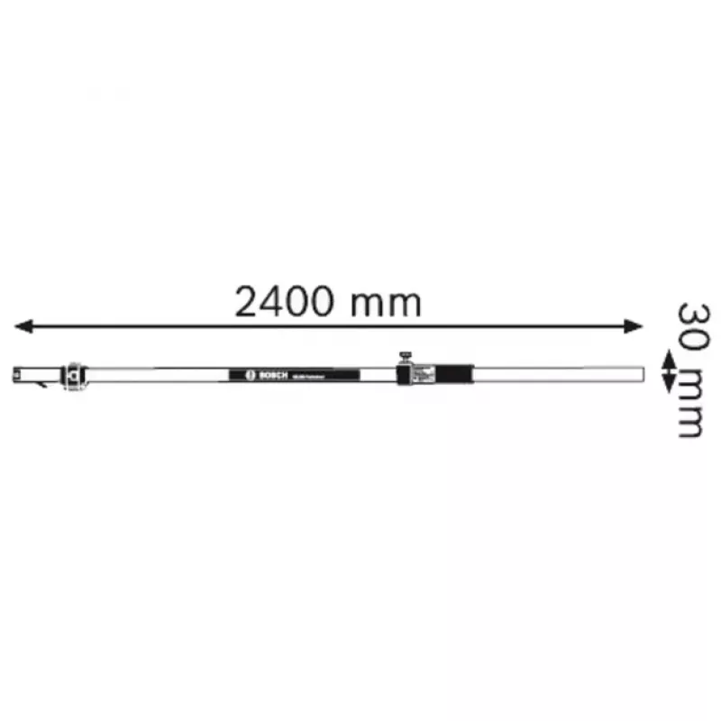 Bosch 0 601 094 100 laser-waterpas accessoire nivelleerlat