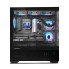 PC-behuizing CHRONIX V2 mid tower ARGB ventilator x3 zwart