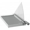 Leitz Precision Home Office papiersnijder A3, 10 vel, handmatige klem, RVS, A3, 80 g/m², staal