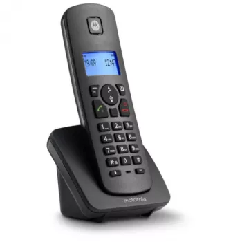 Motorola C4201 analoog/DECT-telefoon met nummerherkenning zwart