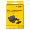 Kaartlezer DeLOCK 91014 USB 3.2 Gen 1 Type-A/Type-C zwart MicroSD SD