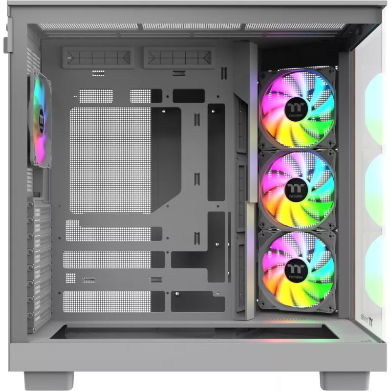 PC-behuizing Thermaltake View 380 XL WS ARGB Snow White — midi-tower, ATX-ondersteuning, met venster