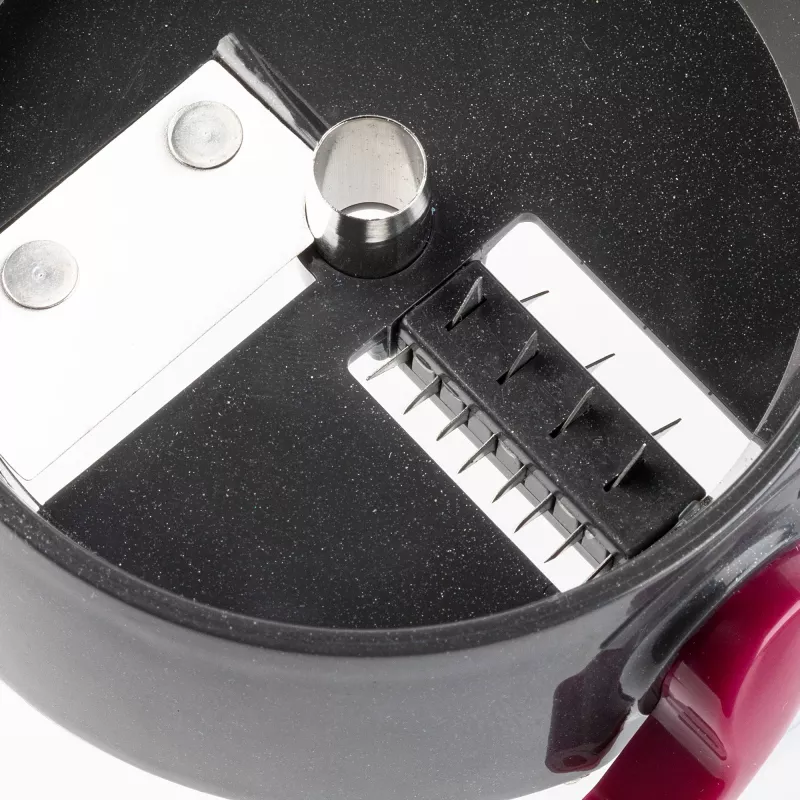 Handmatige hakmolen JATA HMAQ4508 zwart roze RVS-mes
