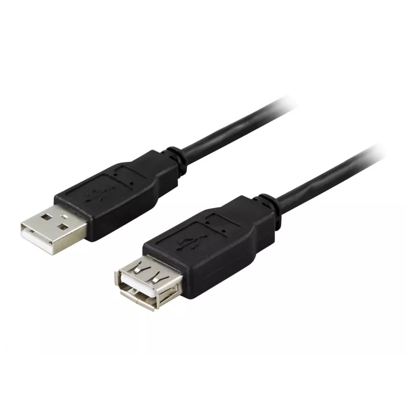 USB-verlengkabel GOOBAY 93600 — USB A naar USB A, USB 2.0, 3 m, zwart