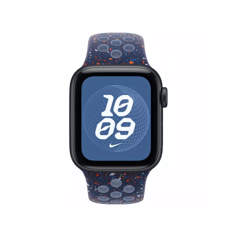 Band Apple MGA84ZM/A smartwatch-accessoire blauw aluminium fluorelastomeer
