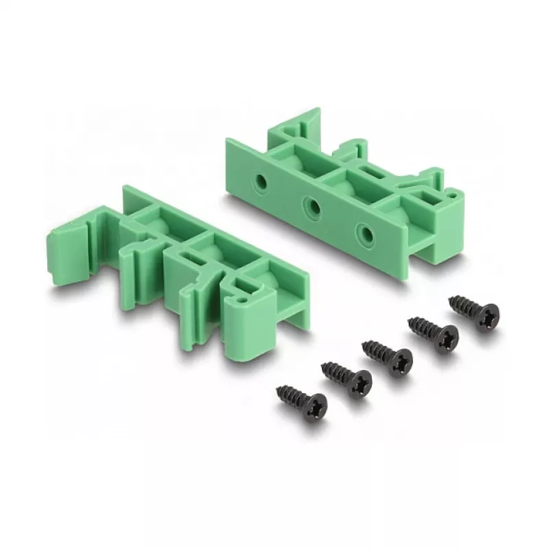 DeLOCK D-Sub 9-polig bus naar klemmenstrook voor DIN-rail 51 mm 58 mm 30 mm