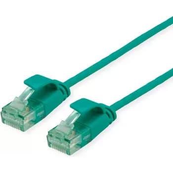 ROLINE RM UTP-patchkabel Cat6A/kl.EA slank groen 1m - UTP (21.45.3433)