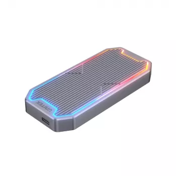 UNITEK SolidForce Spectrum SSD-behuizing grijs M.2