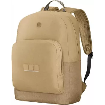 Laptop-rugzak Wenger Crango 16 inch Beige — geschikt voor 16-inch laptops, gevoerd vak, meerdere vakken
