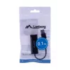 Lanberg NC-0100-01 USB 2.0 naar RJ45 100 Mbit netwerkadapter, 0,15 m kabel