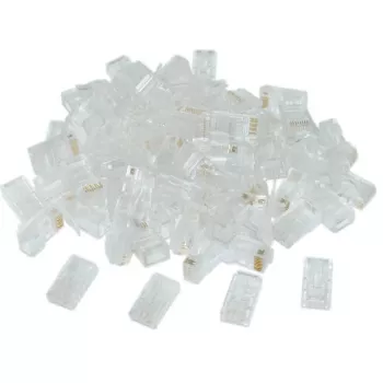 Gembird LC-8P8C-002/100 draadconnector RJ-45 transparant