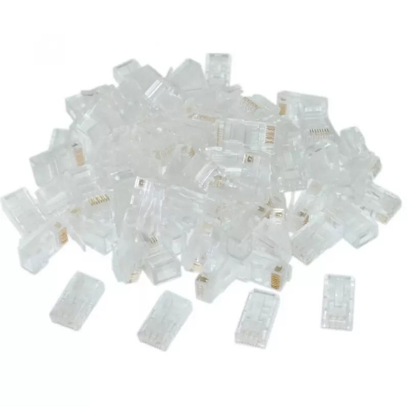Gembird LC-8P8C-002/100 draadconnector RJ-45 transparant