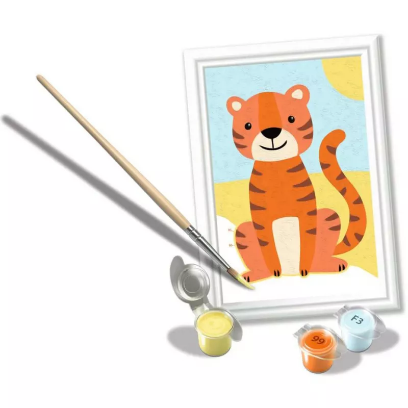 CreArt – Kleine tijger, schilderen