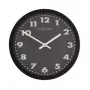 NeXtime klok 2906ma Mercure, Ø 25 cm, wand, zwart