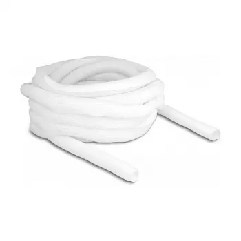 Gevlochten slang DeLOCK 20816 10 m x 25 mm wit