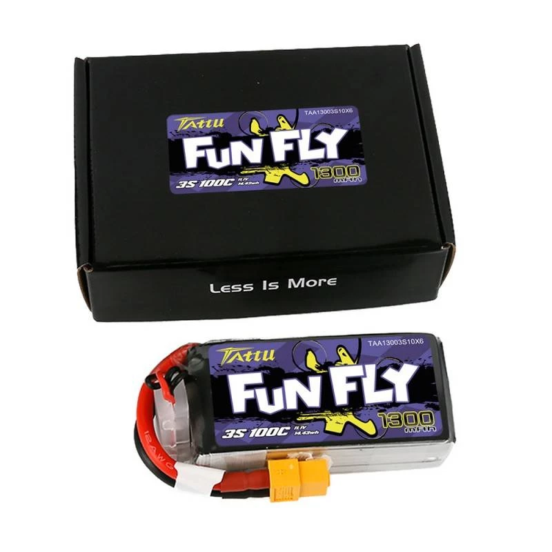 Batterij Tattu Funfly 1300mAh 11,1V 100C 3S1P