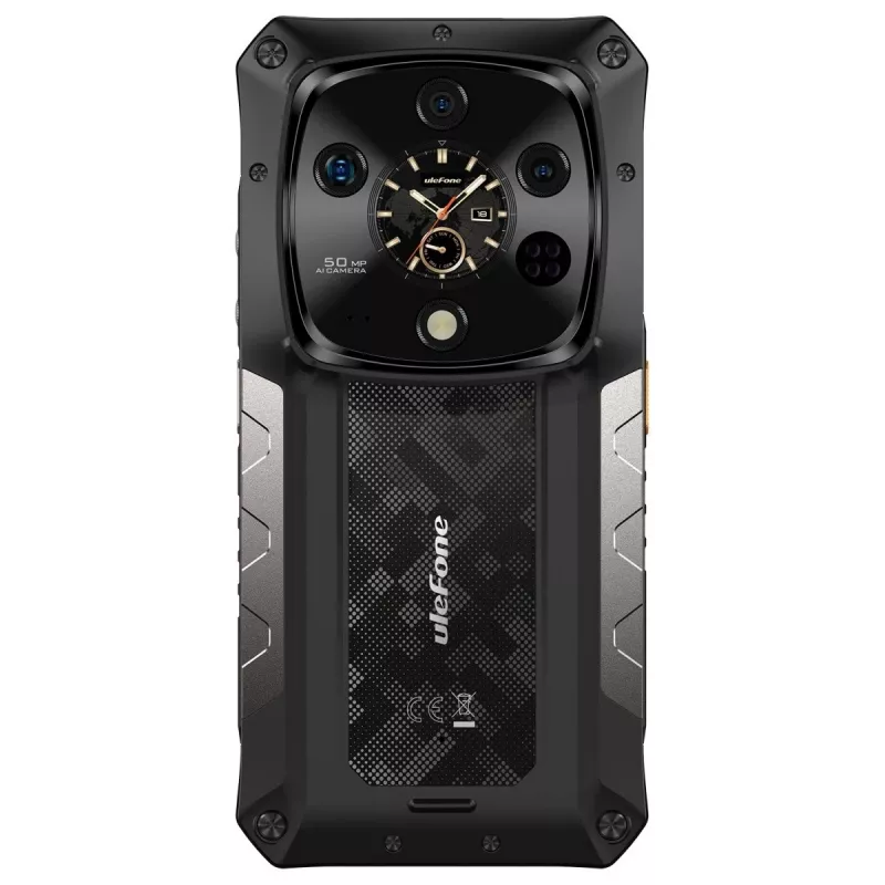 Robuuste smartphone UleFone Armor 28 Ultra 5G — 16 GB RAM, 1 TB opslag, zwart