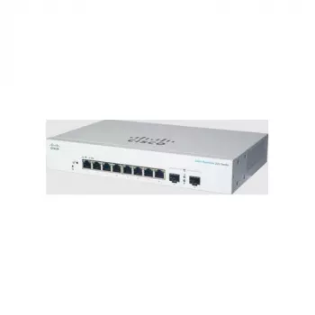 Managed L2 Gigabit Ethernet-switch Cisco CBS220-8T-E-2G — 8x RJ-45 10/100/1000, 2x SFP, 1U, 20 Gbit/s, 8192 MAC