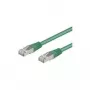 Wentronic Goobay CAT 5e-patchkabel, F/UTP, groen, 15 m - CCA koper-mix (50870)