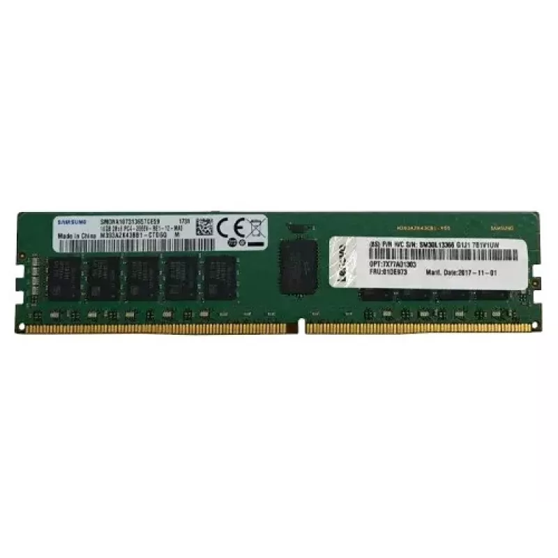 Lenovo TruDDR4 - DDR4 - module - 32 GB - DIMM 288-PIN - 3200 MHz - 1.2 V - unbuffered - ECC - voor ThinkSystem SR250 V2 7D7Q, 7D7R, ST250 V2 7D8F, 7D8G