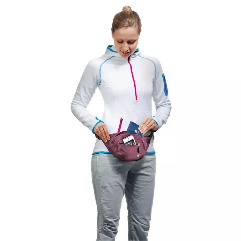 Heuptas DEUTER Belt I — polyamide ripstop, 1,5 L, 230×70 mm, rood