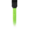 SATA-kabel Sharkoon SATA 3 0,6 m 7-pins zwart groen