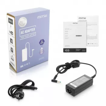 Voeding MITSU 5ZM028 19,5V 2,31A met 4,5x3,0 mm plug