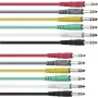 OMNITRONIC jack-patchkabel 6,3 mm stereo, 6x 0,9 m