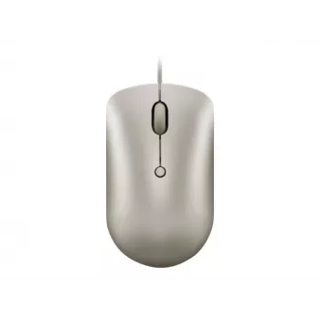 Bedrade bureaumuis Lenovo 540 dubbelhandig USB Type-C optisch 2400 DPI zand