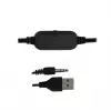 Esperanza EGS106 Rainbow Nortec 2.0-luidsprekers, 6 W (2x3 W), USB-voeding, 3,5 mm minijack, RGB-led, zwart