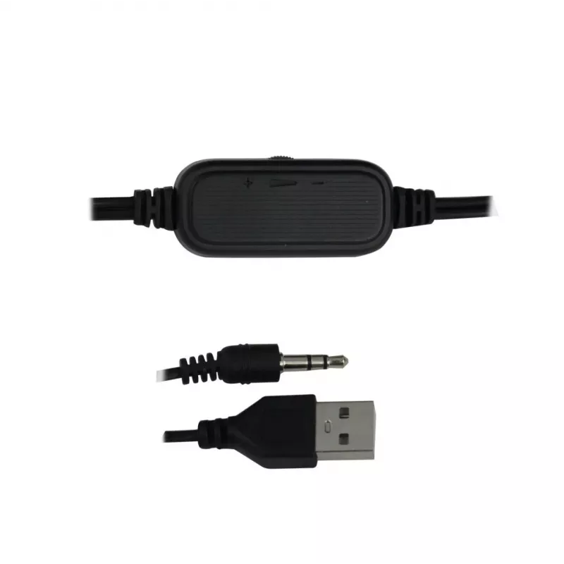 Esperanza EGS106 Rainbow Nortec 2.0-luidsprekers, 6 W (2x3 W), USB-voeding, 3,5 mm minijack, RGB-led, zwart
