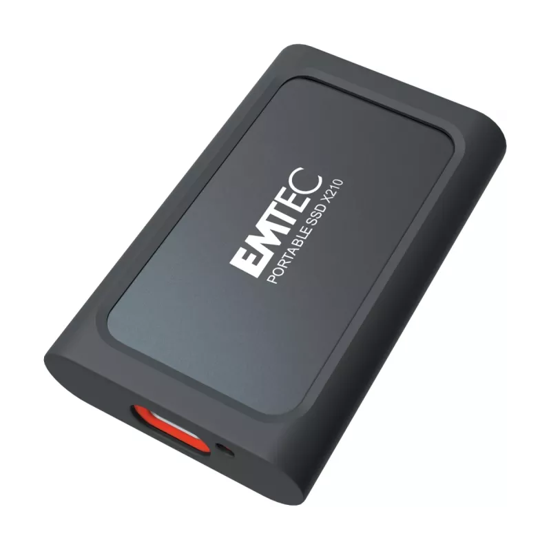 Emtec X210 ELITE 2 TB USB Type-C 3.2 Gen 2 (3.1 Gen 2) zwart, rood