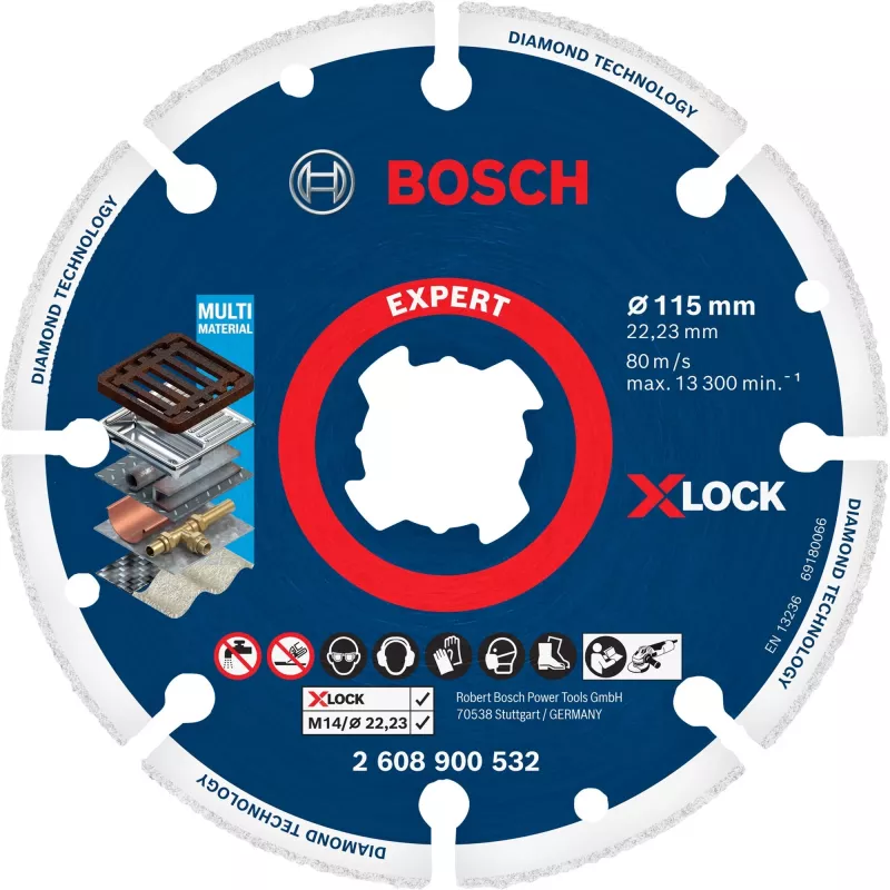Bosch 2 608 900 532 haakse slijper accessoire doorslijpschijf