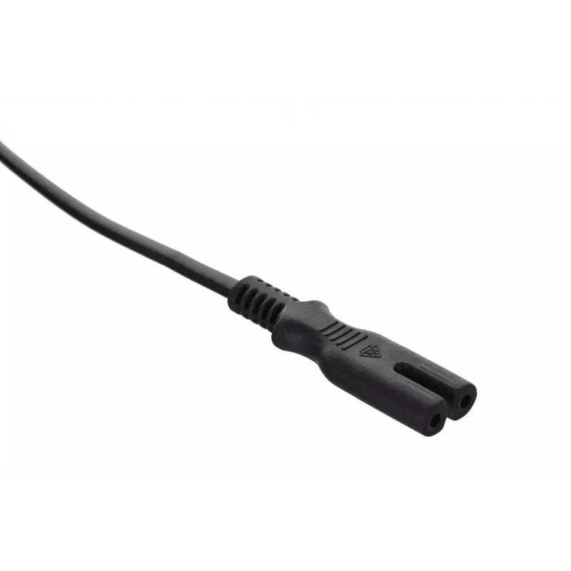 Savio CL-100 stroomkabel zwart 1,8 m IEC type E (3,4 mm, 3,1 mm) IEC C7