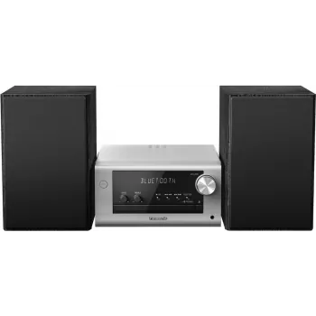Panasonic SC-PM704 - microsysteem - 80 watt (totaal) - zilver (SC-PM704EG-S)