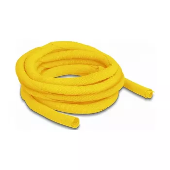 DeLOCK gevlochten slang zelfsluitend hittebestendig 5 m x 10 mm geel