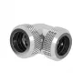 Barrow Multi-Link adapter 90° Hardtube 12mm AD naar 12mm AD TWT90KNS-K12 zilver