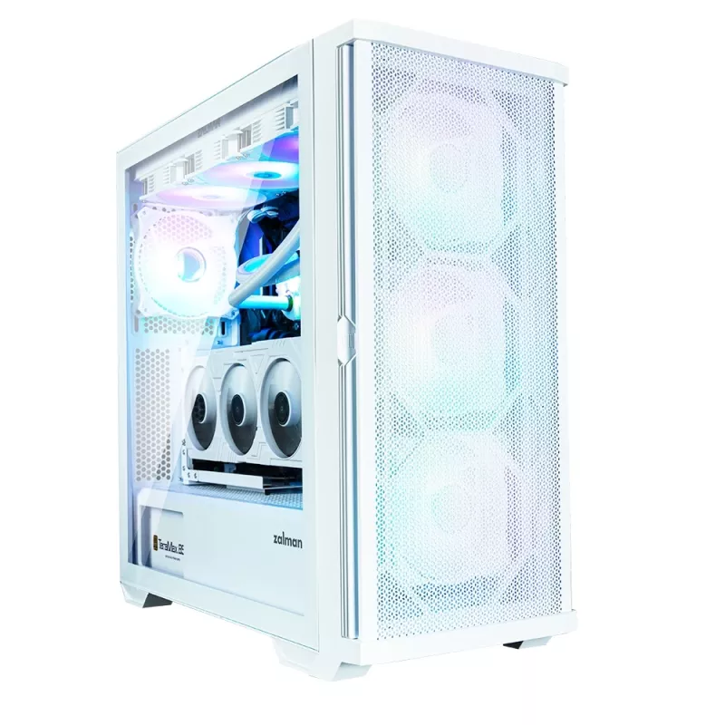 Zalman Z10 DUO ATX ZM-IF120 x4 wit