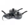 Pannenset Russell Hobbs Nightfall Stone 3-delig 16/18/20 cm antiaanbaklaag