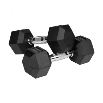 Halters Rebel Active RBA-2325 rubbercoating paar 2 x 7 kg