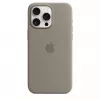 Siliconenhoesje met MagSafe voor iPhone 15 Pro Max – clay