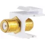 shiverpeaks BASIC-S Keystone-connector F-aansluiting, verguld, BS08-10070