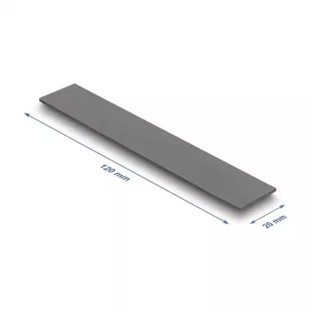 Warmtegeleidingspad DeLOCK 18476 3 W/m·K grijs 20x120x1,5 mm
